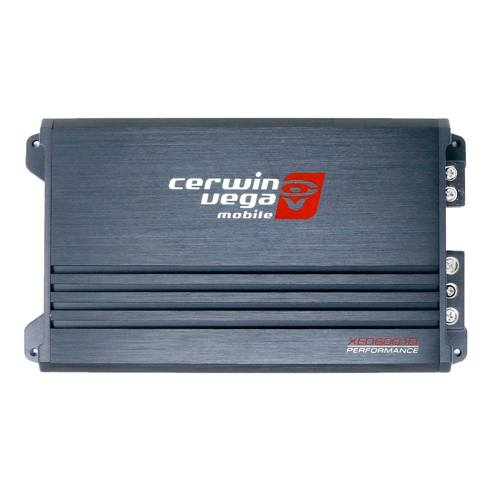 Cerwin Vega XED600 1D 1 Channel XED Series 600W Mono Amplifier - High Power Car Audio Amp for Subwoofers & Speakers | Perfect for Car Audio Systems & Home Theater Setups