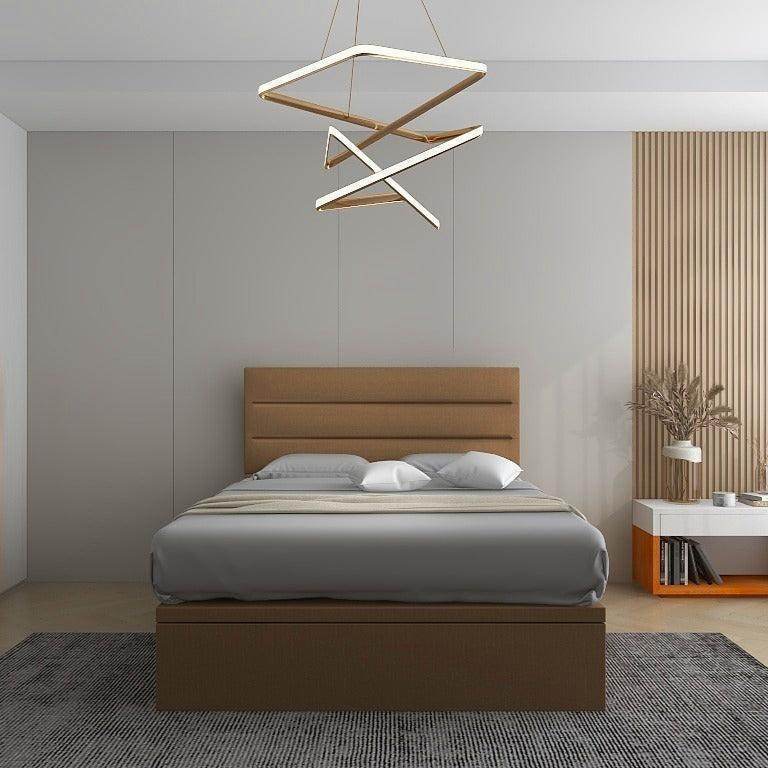 Isabelle Fabric Storage Bed - Queen Size Upholstered Platform Bed with Underbed Drawers for Extra Storage | Perfect for Small Bedrooms, Dorms & Guest Rooms