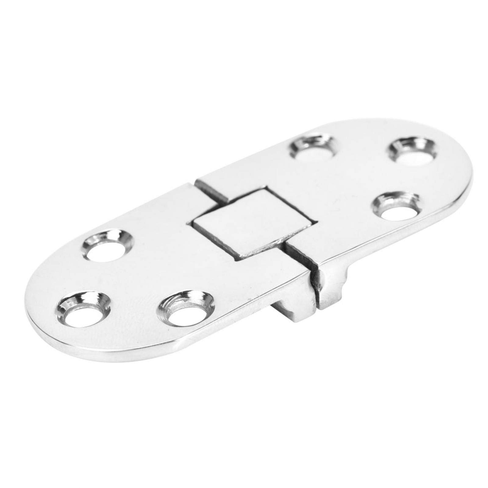Stainless Steel Folding Hinge 66x30mm - Heavy Duty Cabinet Hinges for Kitchen, Furniture & Butler Trays | Durable Household Hardware for Tables, Doors & DIY Projects