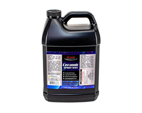 Jescar Ceramic Spray Wax - Premium Car Wax & Sealant with Free Microfiber Towel - Ultimate Shine & Protection for Cars, Trucks & SUVs - Perfect for Detailing, Showroom Finish & Long-Lasting Protection