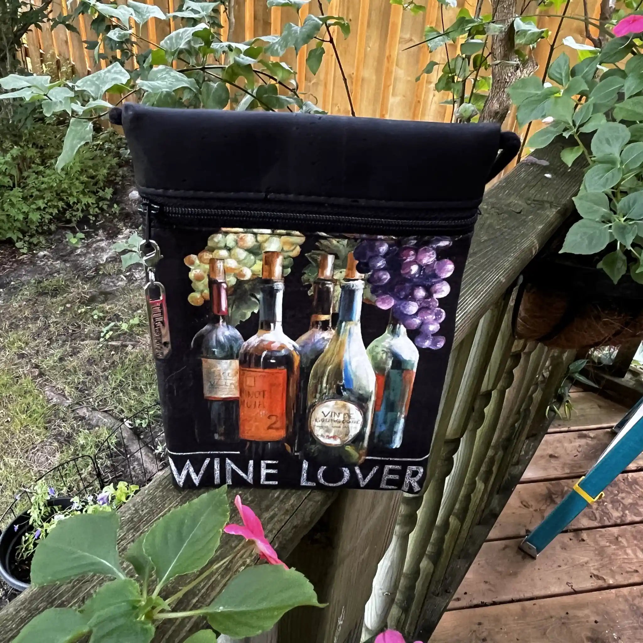 Stella Concert Crossbody Bag - Black Cork Leather Purse for Wine Lovers | Perfect for Evening Outings, Wine Tasting Events & Daily Use