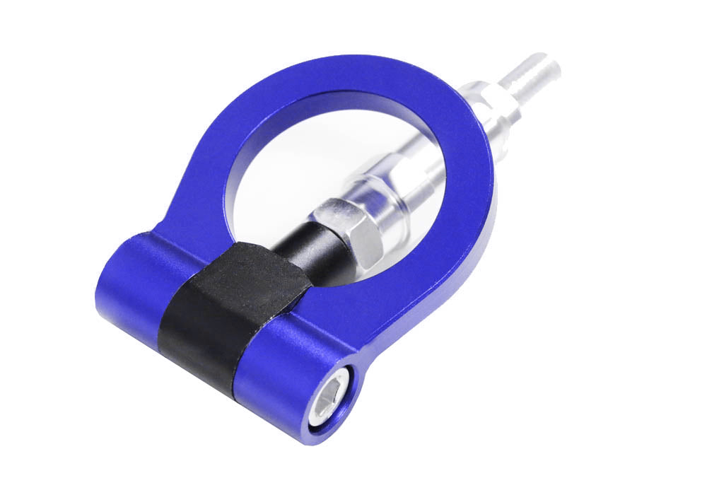 Blue Track Racing Style Tow Hook Ring for 2024+ Ford Mustang Dark Horse | High Performance Towing Accessory | Perfect for Track Days & Car Shows