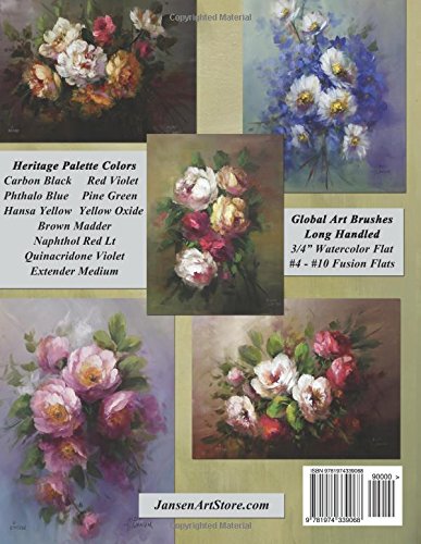 Garden of Flowers Volume 3: The Art of Painting - Premium Floral Painting Guide Book for Artists & Beginners | Perfect for Home Decor, Gift Giving & Art Therapy
