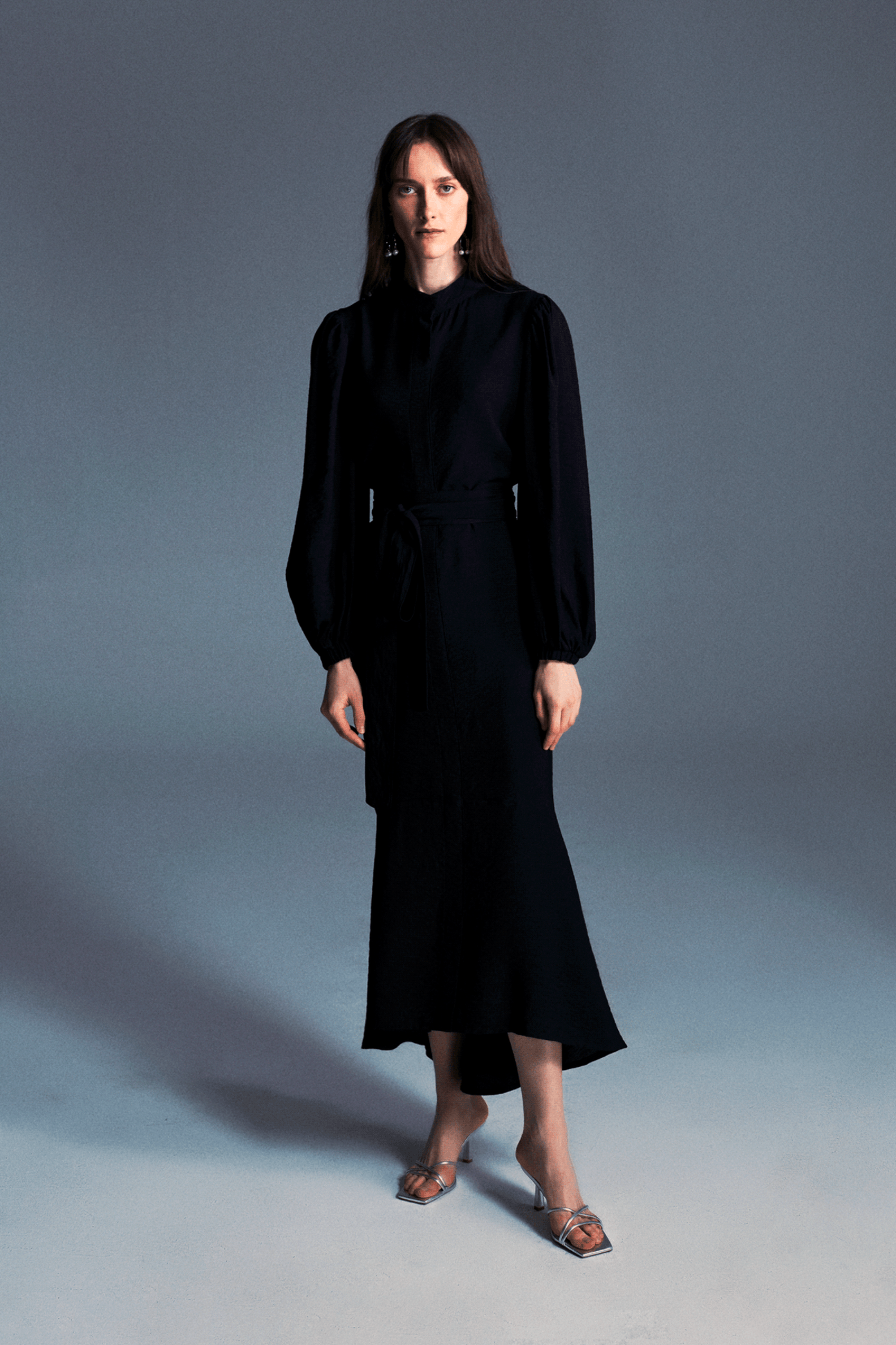 Elegant Black Midi Dress for Women - Perfect for Office, Party & Evening Events | Flattering Fit & Comfortable Fabric