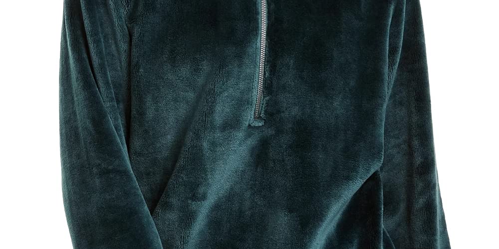 Ideology Women's Fleece Velour Jacket for Cold Weather - Cozy Winter Outerwear for Casual Wear & Outdoor Activities