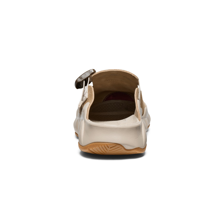 Men's Hyperport Leather Clogs - Comfortable Slip-On Shoes in Cornstalk/Plaza Taupe | Perfect for Casual Wear, Work & Outdoor Activities