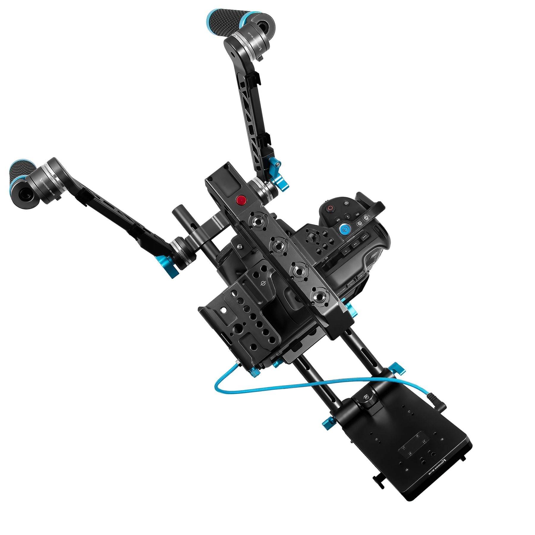 Kondor Blue Blackmagic Pocket 6K Pro Ultimate Rig - Professional Camera Cage for BMPCC 6K Pro (Black/Space Gray) - Perfect for Filmmaking, Vlogging & Cinematic Production