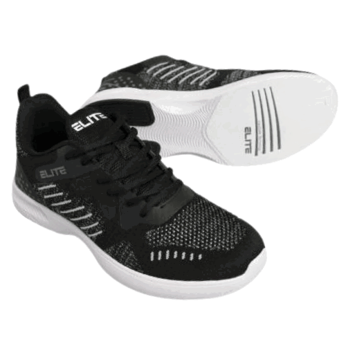 ELITE Men's Freedom Athletic Lace Up Bowling Shoes with Universal Sliding Soles - Right & Left Handed Bowlers - Perfect for League Play & Casual Bowling