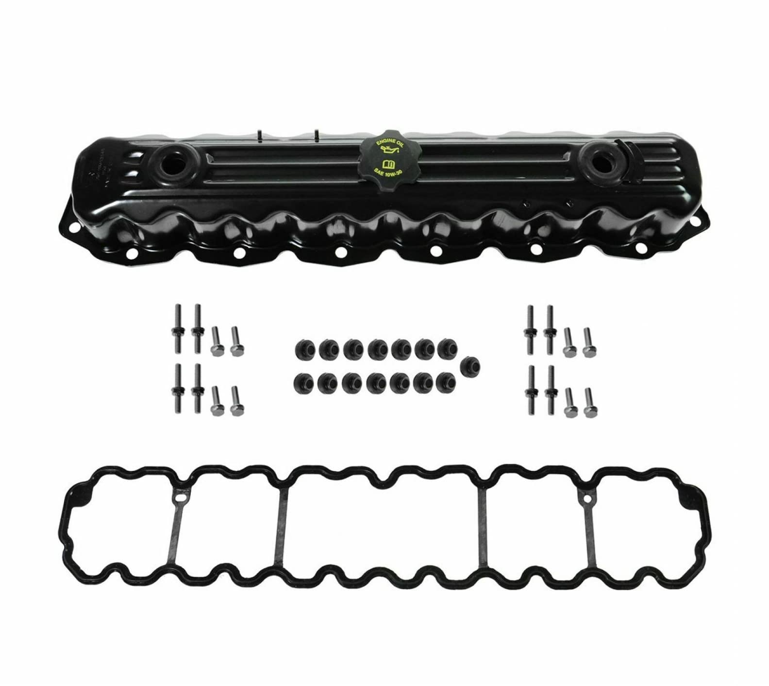 Engine Valve Cover Replacement for 1996-2004 Jeep Cherokee & Grand Cherokee Wrangler - Durable Aluminum Alloy Part for Off-Road & Daily Driving