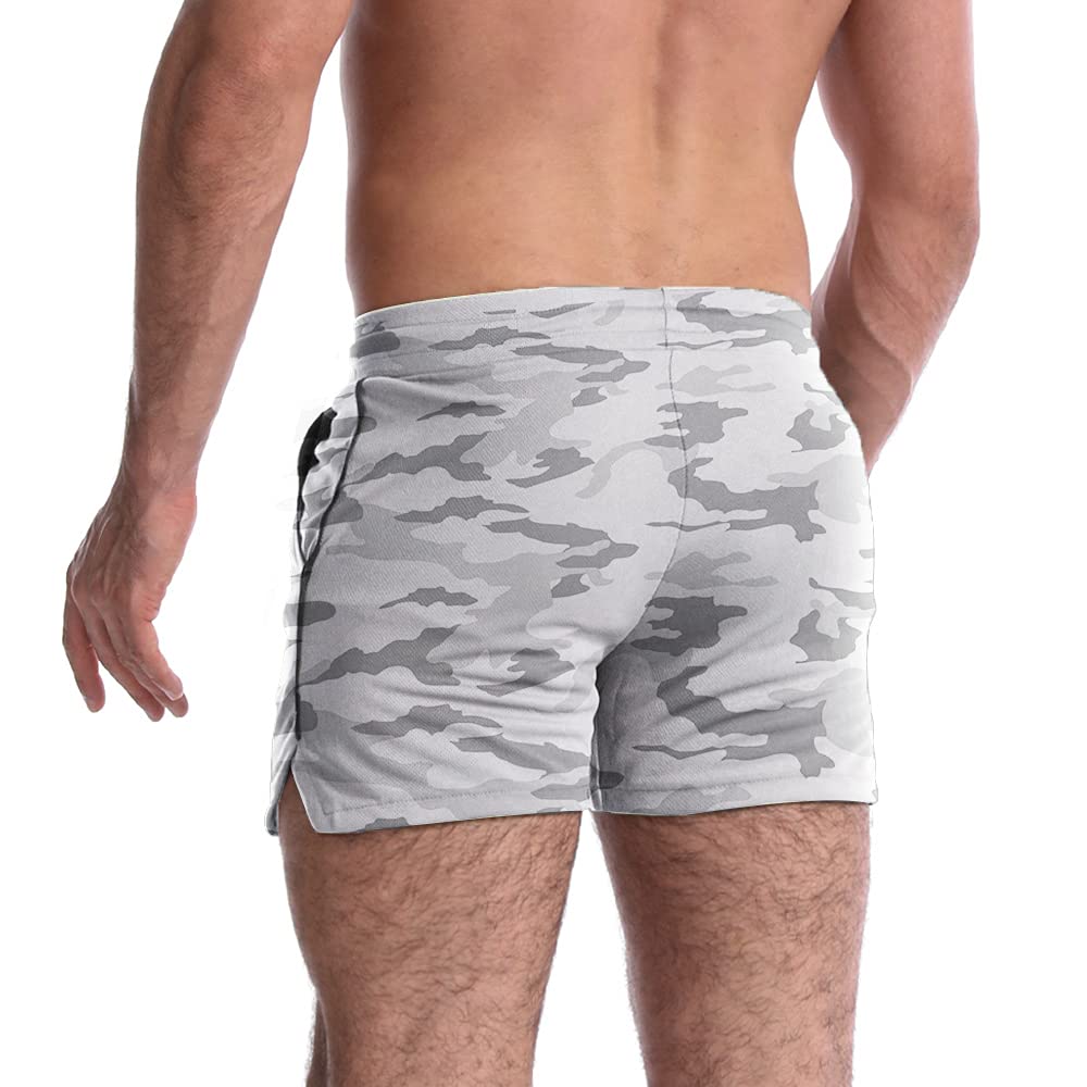 EVERWORTH Men's 5 Inch Inseam Workout Shorts - Quick Dry Athletic Gym Shorts for Bodybuilding, Running & Training - Lightweight Breathable Casual Sports Shorts for Gym, Jogging & Outdoor Activities