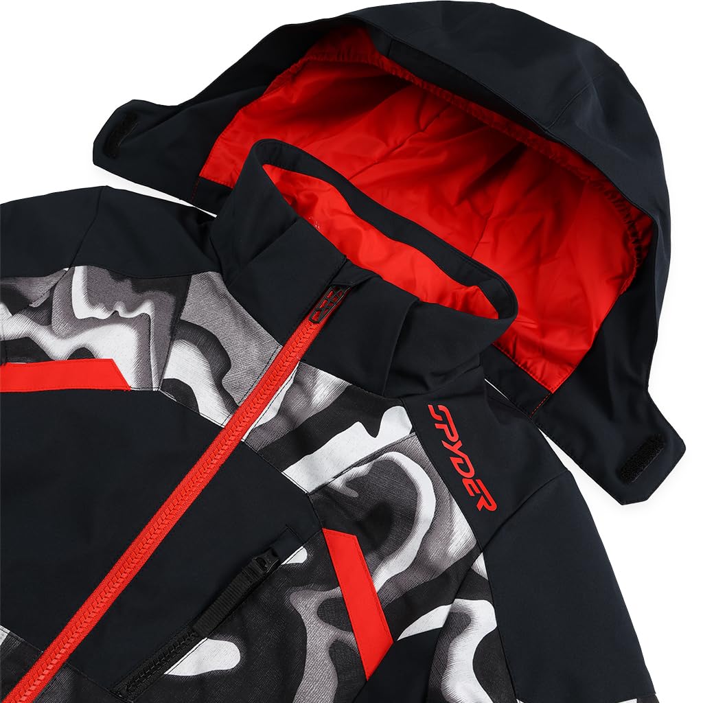 Spyder Boys Leader Insulated Ski Jacket - Waterproof Winter Coat for Kids - Warm Snow Jacket for Skiing, Snowboarding & Outdoor Activities