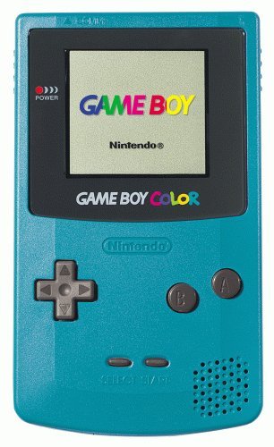 Original Nintendo Game Boy Color Teal Blue - Retro Handheld Gaming Console for Kids & Adults | Perfect for Travel, Gifts & Nostalgic Gaming