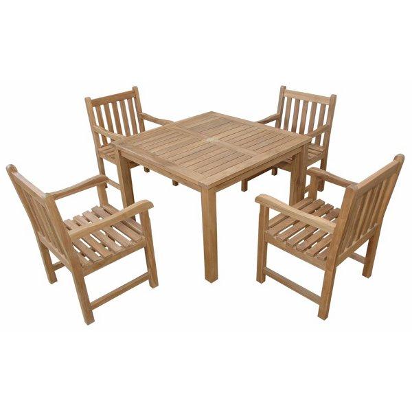 Montage Braxton 5-Piece Dining Set - Modern Kitchen Table & Chairs for Small Spaces | Perfect for Breakfast Nook, Apartment Dining, and Cozy Family Meals