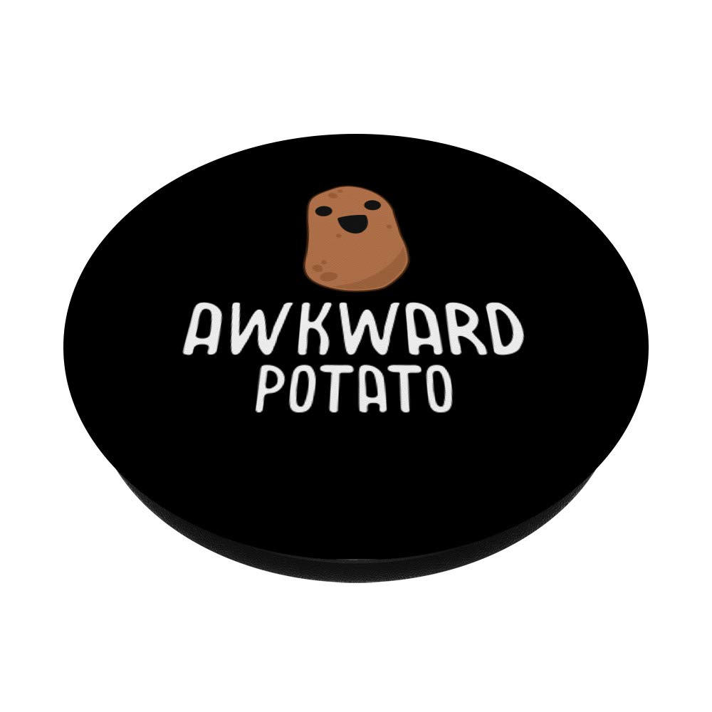 Kawaii Potato PopSockets PopGrip - Cute Swappable Phone Grip for iPhone & Android | Funny Potato Gift for Friends & Family | Perfect for Everyday Use, Travel & Office