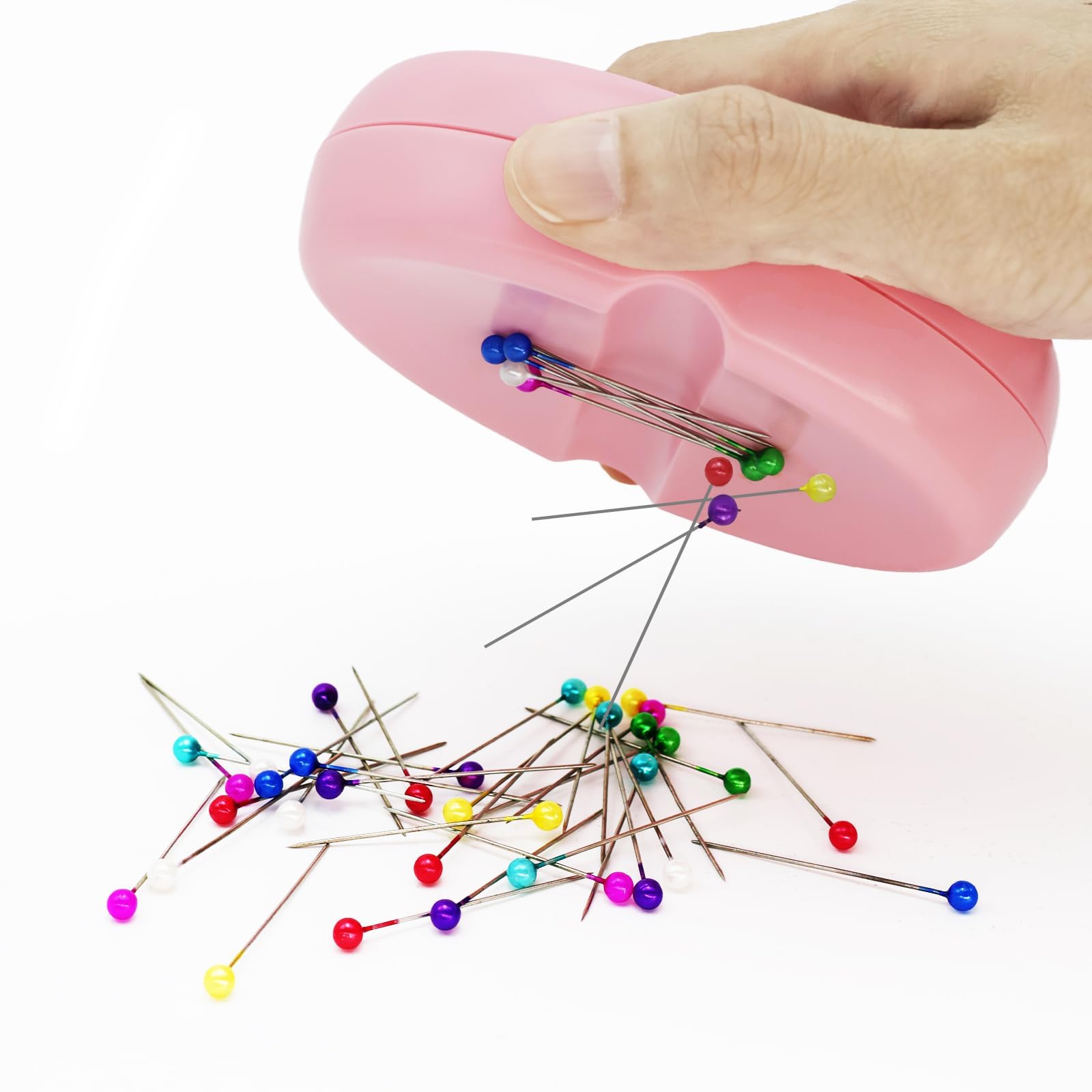 Sizobi Magnetic Pin Holder - Strong Magnetic Pin Cushion for Sewing & Quilting | Needle Organizer, Bobby Pin & Paper Clip Storage | Perfect for Sewing Kits, Craft Rooms & DIY Projects (Sewing Pins Not Included)