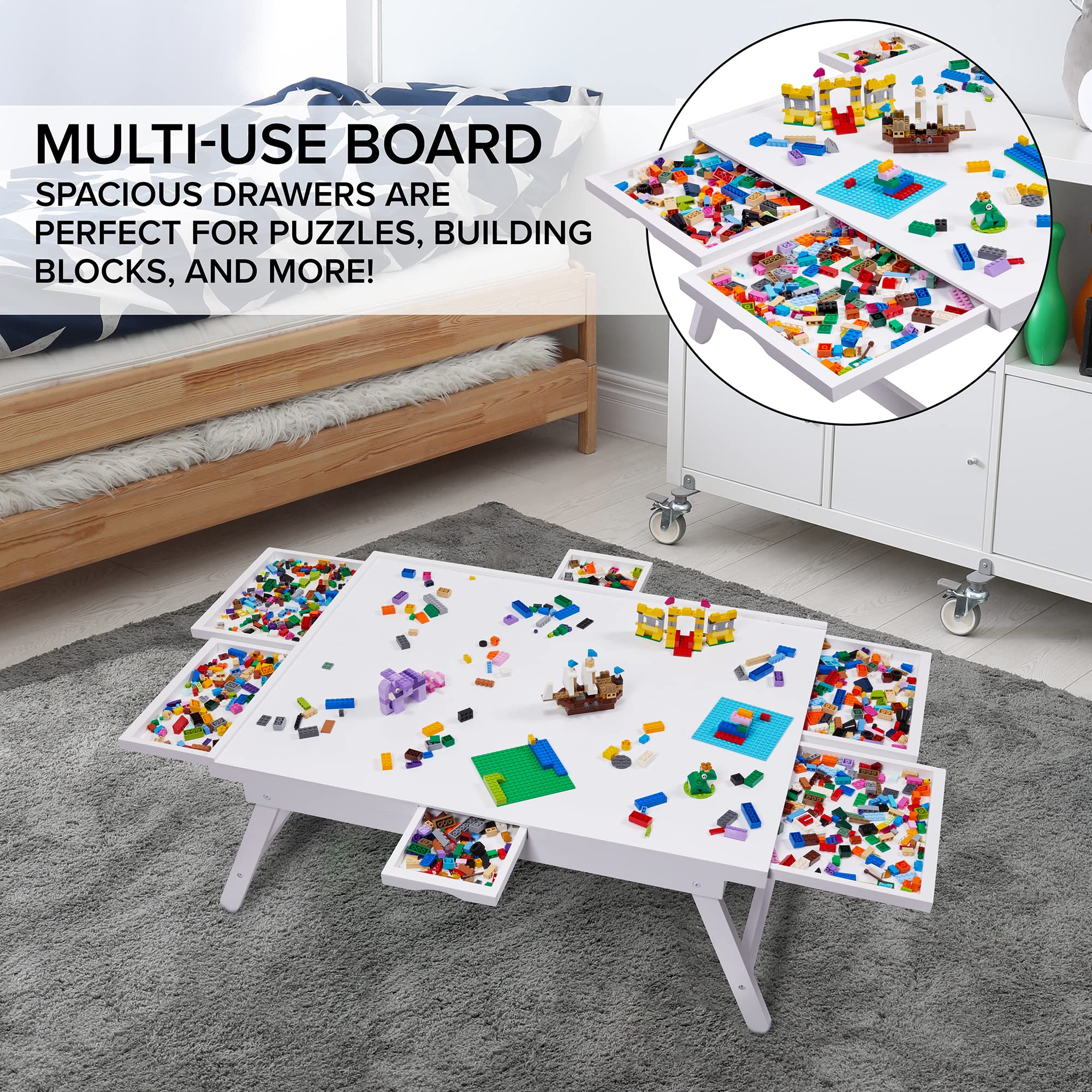 Jumbl 1500-Piece Puzzle Board with Cover - 27