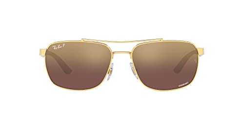 Gold/Purple Mirrored Gold Gradient Polarized