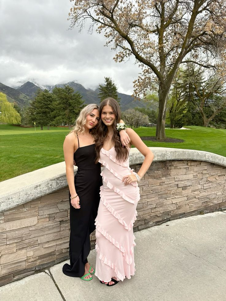 Elegant Black Satin Long Prom Dress with Ruffle Slit - Formal Evening Gown J5457 for Homecoming, Ball, and Special Occasions