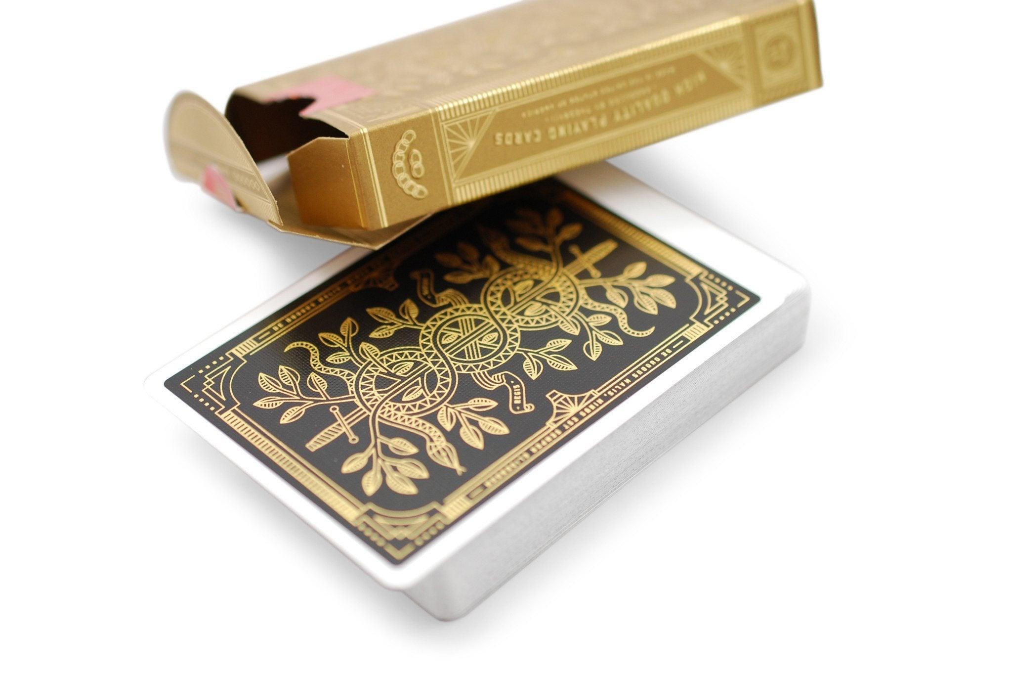 24K Gold Monarch Playing Cards - Premium Luxury Poker Deck for Collectors & Card Games - Perfect for Magic Tricks, Poker Nights & Gifts