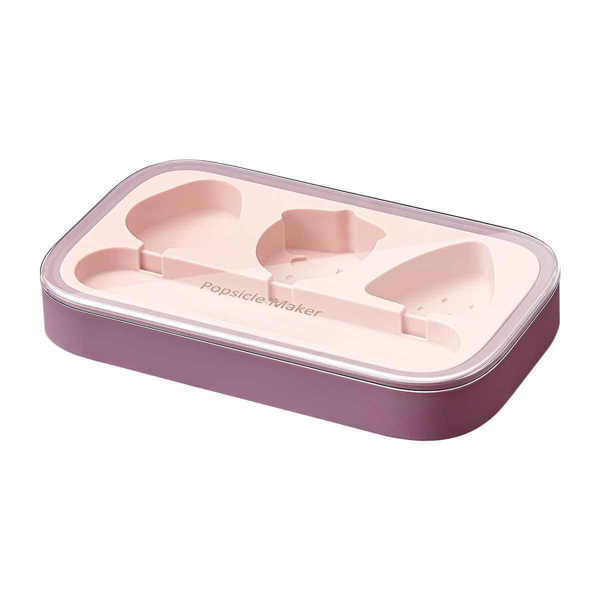 RASIEYA Silicone Popsicle Molds - 6 Pack Reusable DIY Ice Pop Makers for Homemade Frozen Treats, BPA-Free Grape Purple Popsicle Mold for Kids & Adults - Perfect for Summer Parties, Snacks & Healthy Desserts