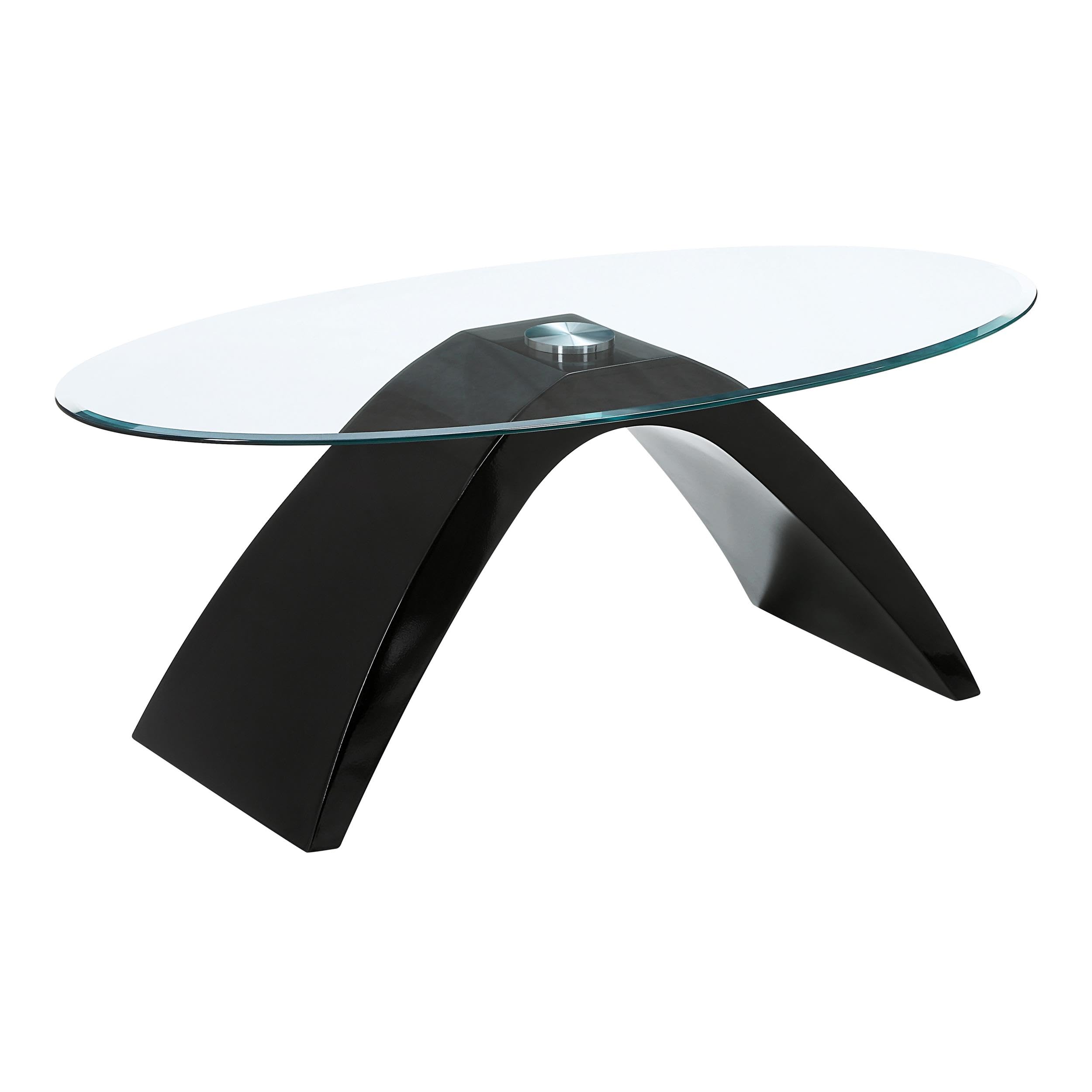 Furniture of America Pelletoni Wood 2-Piece Coffee Table Set in Black - Modern Living Room Furniture for Small Spaces, Home Decor & Entertainment Areas