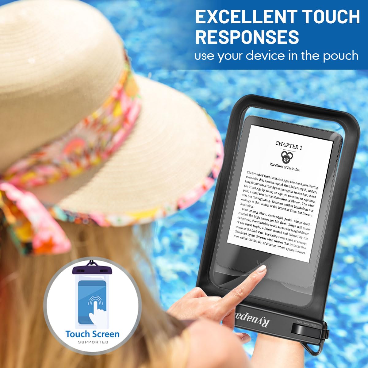 2 Pack Waterproof Phone Pouch - IPX8 Waterproof Phone Case with Lanyard for iPhone 16 15 14 Pro Max, Galaxy S24 S23 S22 Ultra - Perfect for Beach, Swimming, Kayaking & Cruise Ship Essentials