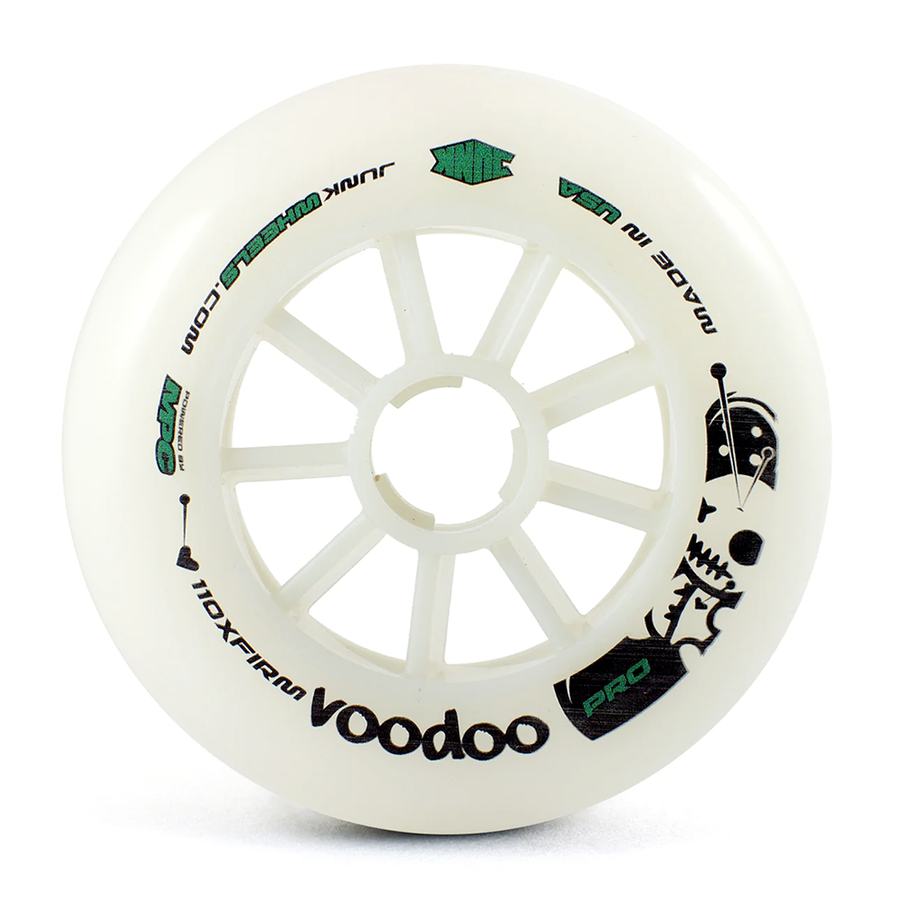 Junk Voodoo Pro XF 110mm Skateboard Wheels - Single Wheel for Street Skating & Tricks | High-Performance Longboard & Cruiser Wheels