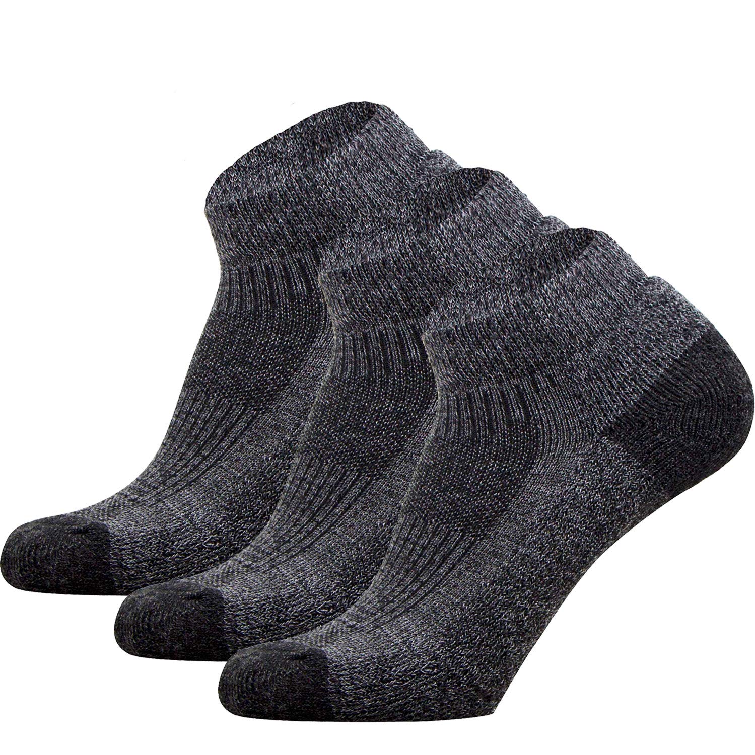 Pure Compression Walking Socks - Comfortable Padded Athletic Socks for Jogging, Running & Workouts - Ideal for Hiking, Gym & Everyday Wear