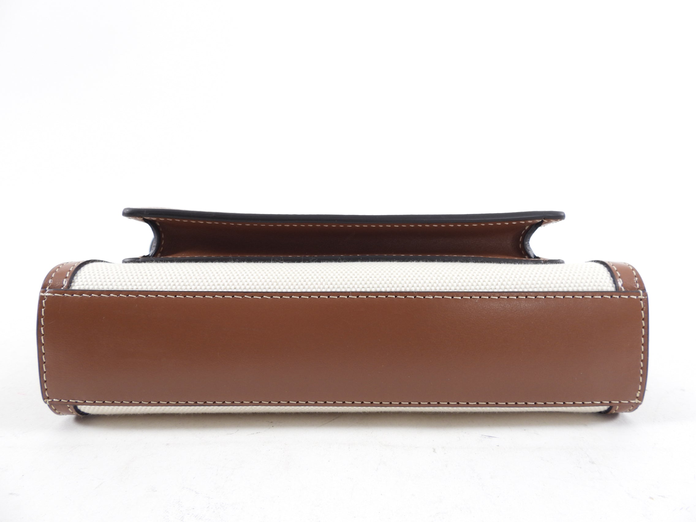 Burberry Small Canvas and Leather Pocket Bag - Stylish Crossbody Bag for Women | Perfect for Everyday Use, Travel & Casual Outings