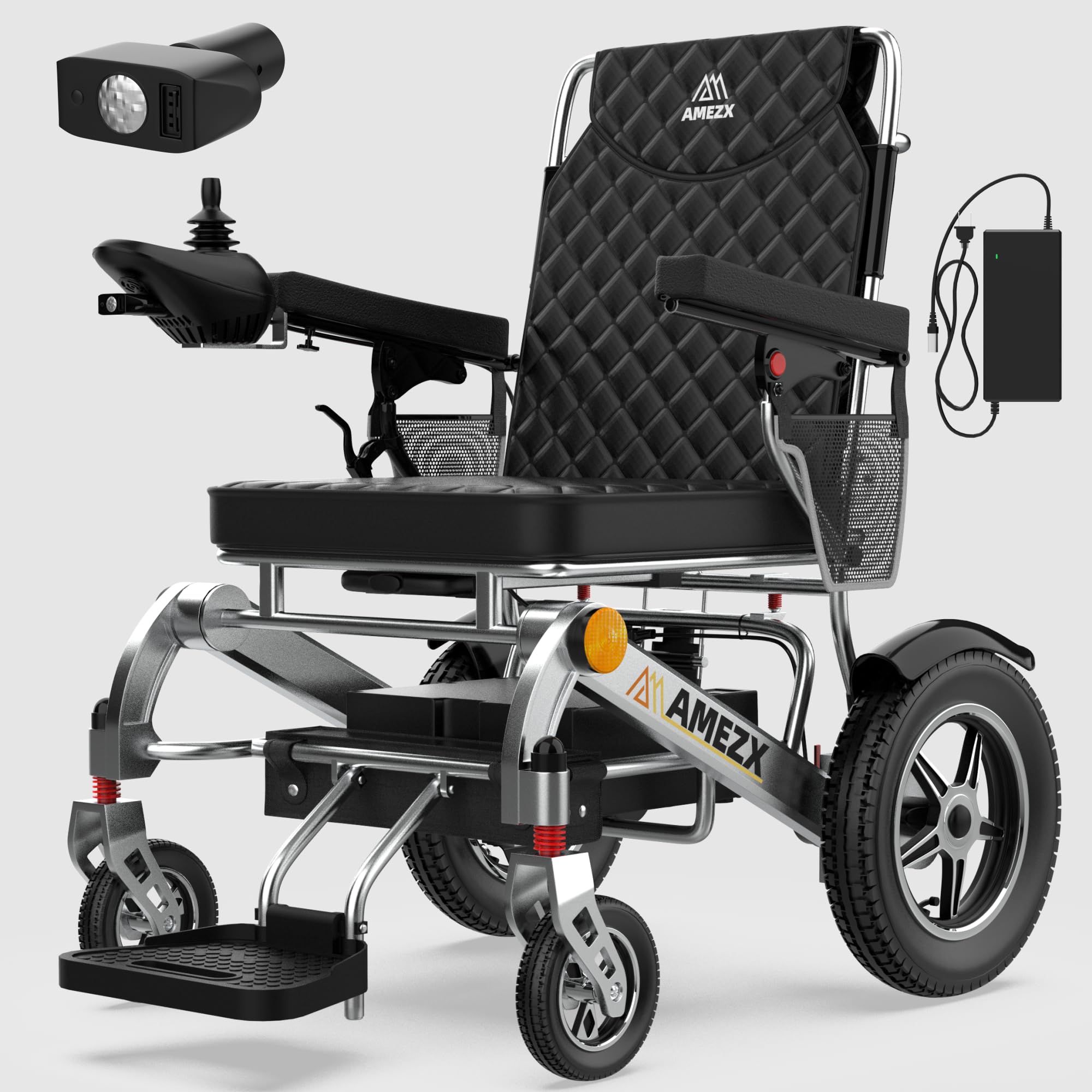 **Best Electric Wheelchairs for Adults - 21in Wide Seat, 25 Miles Long Range, All-Terrain & Foldable Lightweight Motorized Wheelchair - Ideal for Travel, Outdoor Adventures & Daily Mobility**