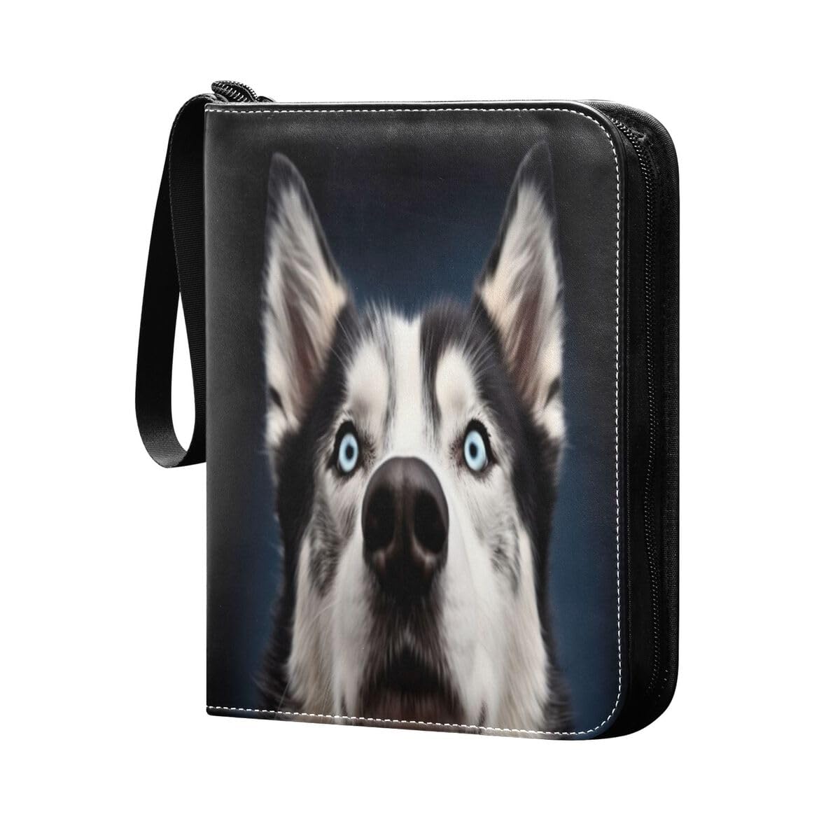 Nander 400-Pocket Cute Dog Trading Card Binder with Sleeves - Baseball, Football & Game Card Organizer for Collectors - Perfect for Sports Card Storage & Trading Card Display