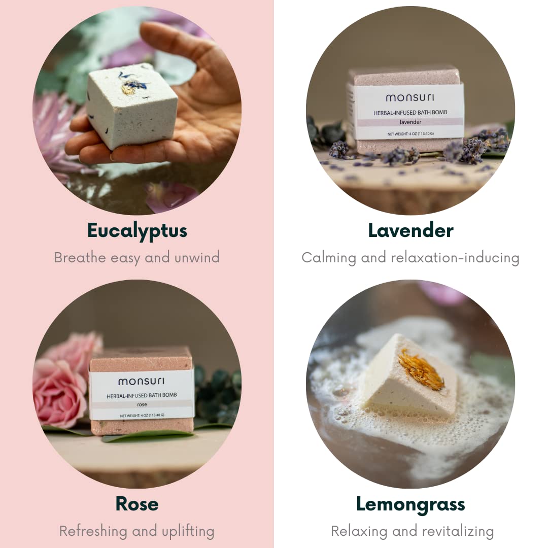 Luxury Spa Gift Set for Women - Bamboo Bathtub Tray, Bath Pillow, Bath Bombs & Salts - Perfect Relaxation Gifts for Mom, Wife, Her - Ideal for Self Care, Birthday, Anniversary & Spa Day at Home