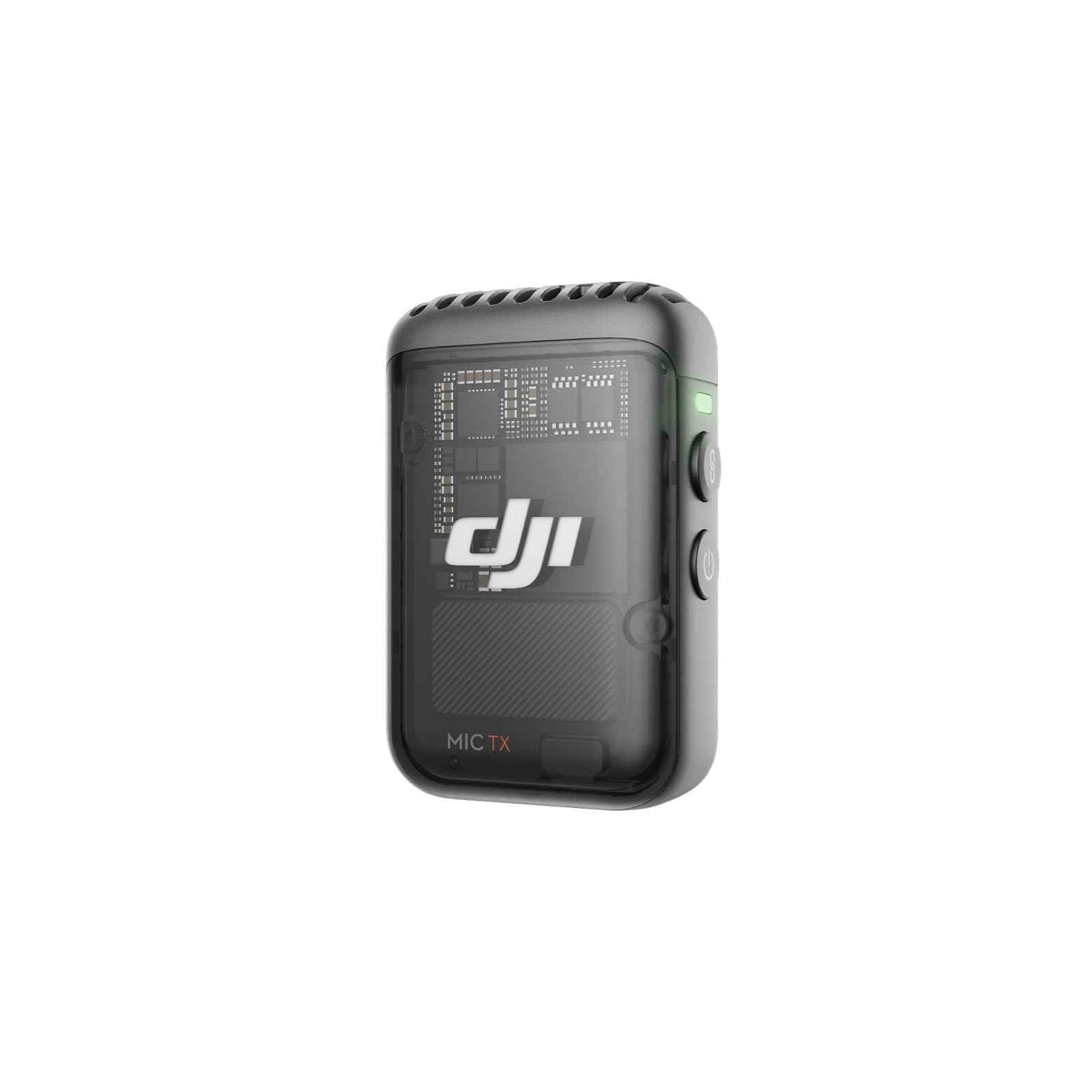 DJI Mic 2 Transmitter (Shadow Black) - Wireless Lavalier Microphone with AI Noise Cancellation, 14H Recording & 6H Battery Life, Magnetic Clip for YouTube, Vlogging, Live Streaming & Podcasting