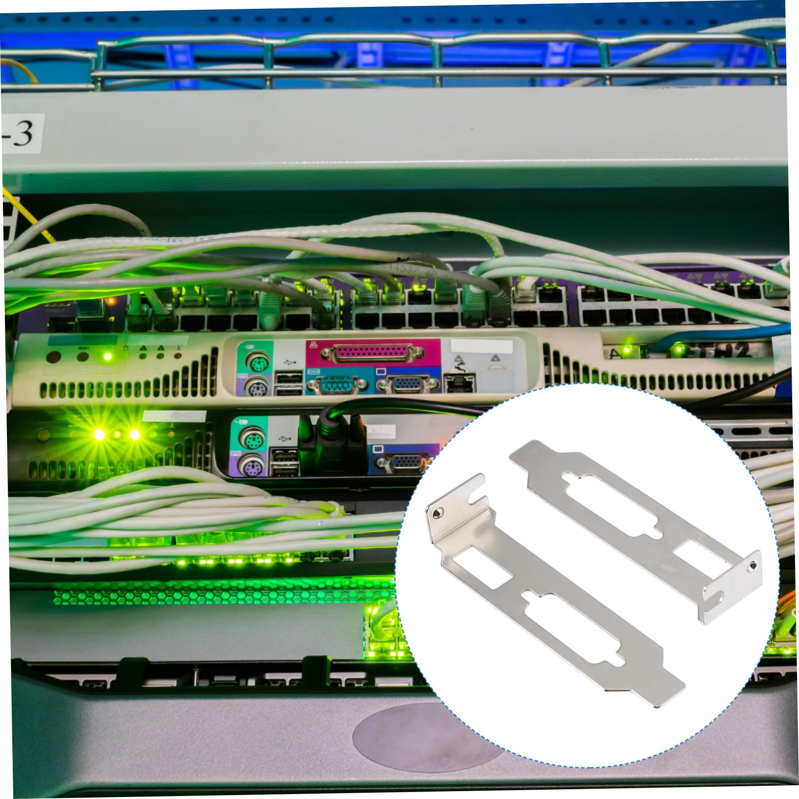 20 Pack Steel PCI Slot Cover Bracket with DP VGA Ventilation - Dustproof Expansion Slot Covers for PC Computer Case - Perfect for Gaming Rigs, Workstations & Server Builds