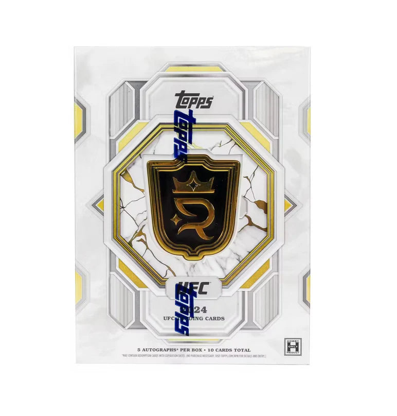 2024 Topps UFC Royalty Hobby Box - Limited Edition Trading Cards for Collectors & Fans - Perfect for UFC Memorabilia Collections, Sports Betting Enthusiasts, and Gift Giving