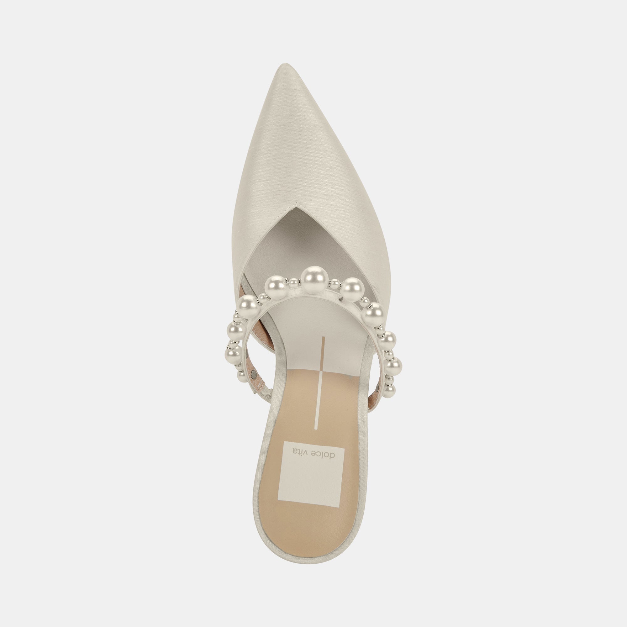 KANIKA Pearl Heels - Vanilla Silk Women's High Heels for Weddings, Parties & Special Occasions | Comfortable & Elegant Dress Shoes