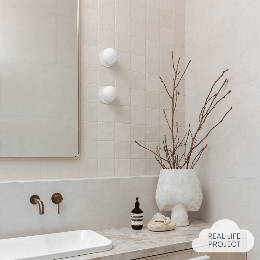 Premium Newport Matte Bone Mixed Square Tile - Elegant Ceramic Wall & Floor Tiles for Kitchen Backsplash, Bathroom, and Shower Remodeling