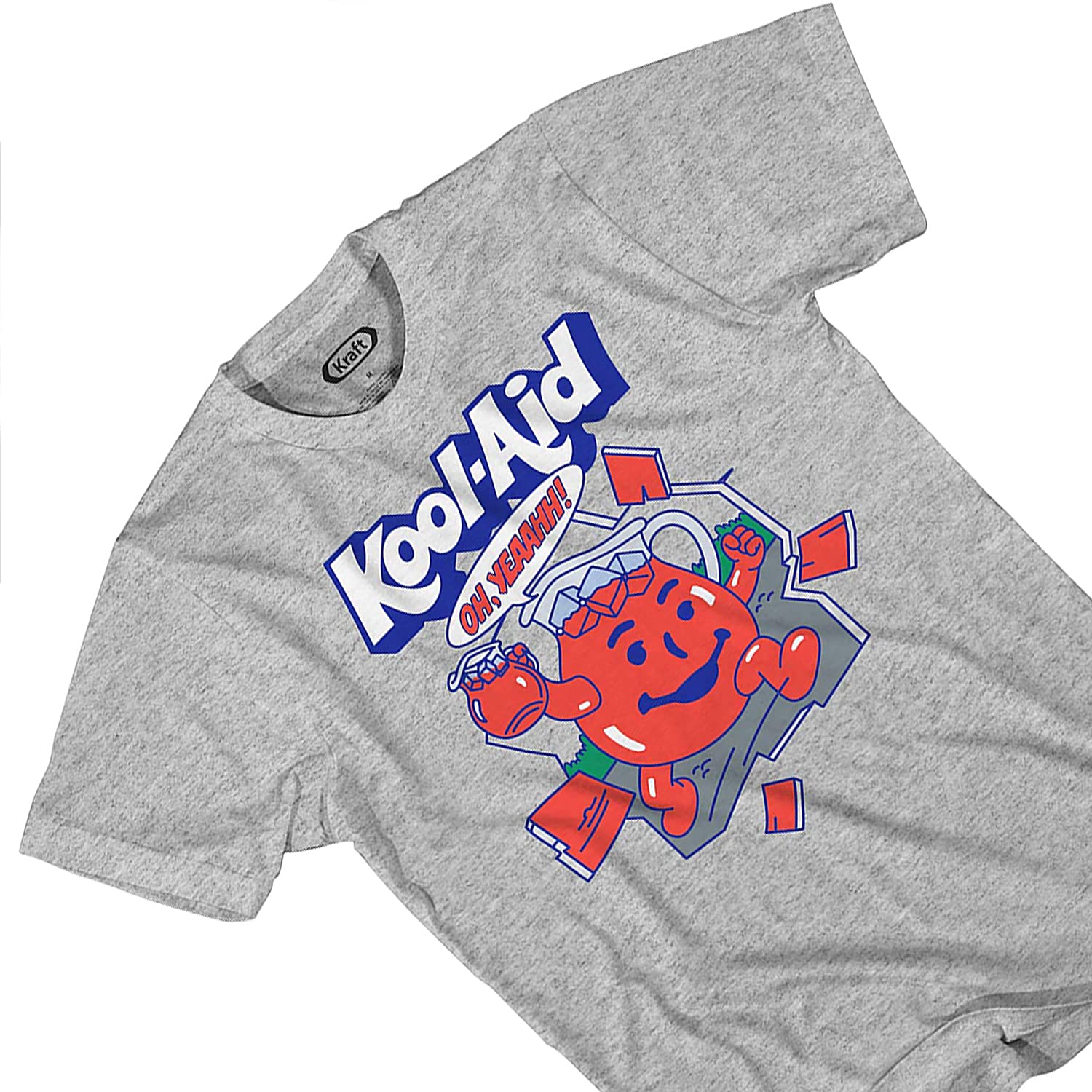 Kool-Aid Men's 'Oh Yeah' Graphic T-Shirt - Fun Drink Mix Inspired Casual Tee for Parties, Gaming & Pop Culture Fans