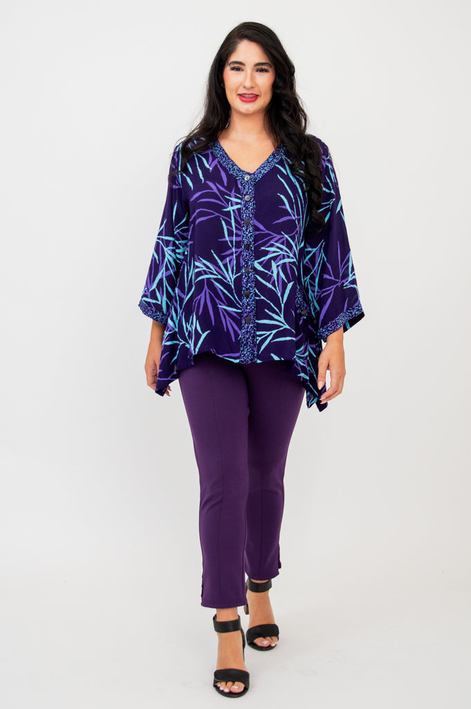 Holden Top for Women - Stylish Aqua Blue Blouse for Casual & Office Wear | Perfect for Summer Outfits & Business Attire