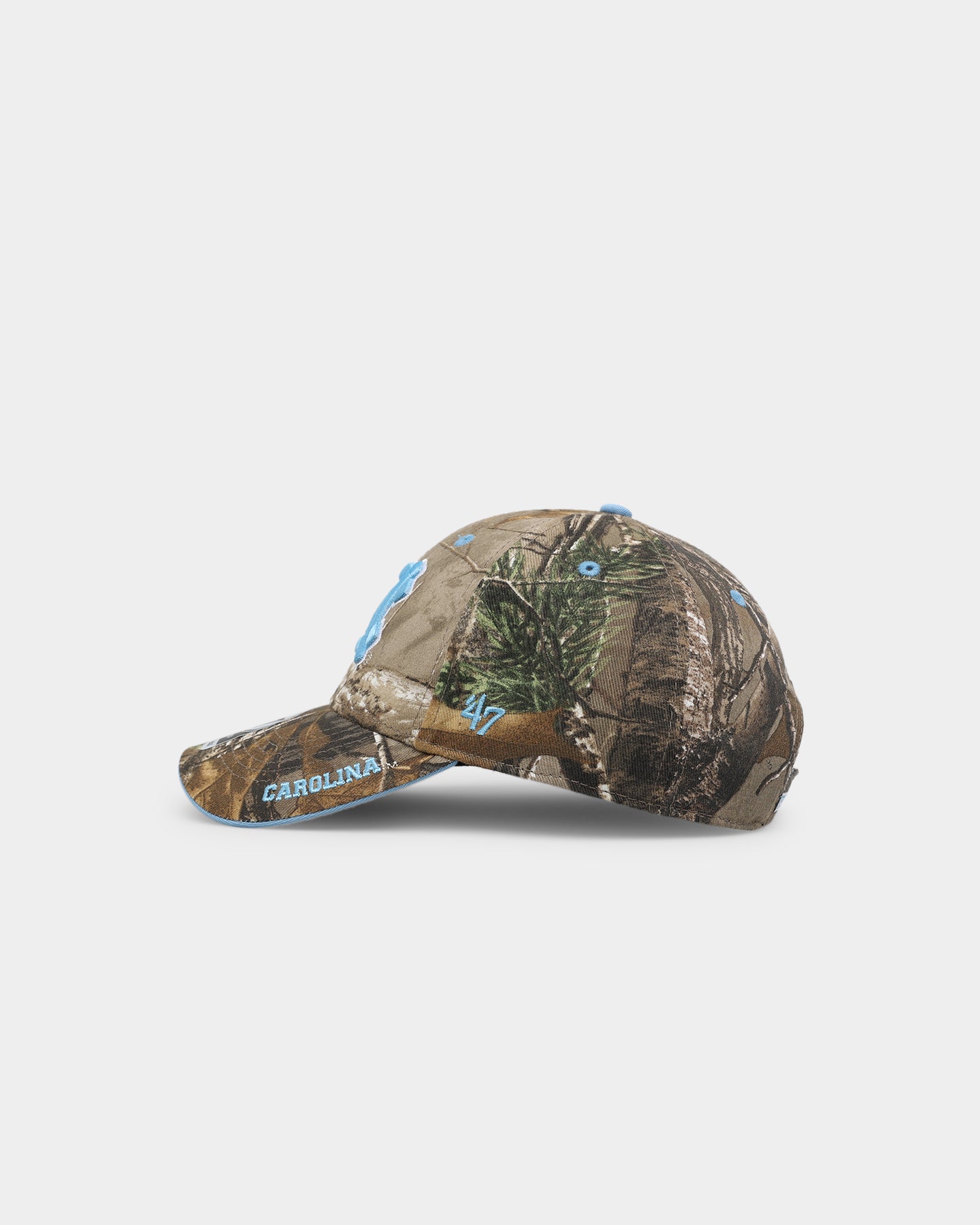 47 Brand North Carolina Tar Heels UNC '47 MVP Strapback Realtree Adjustable Hat - Official NCAA College Fan Gear for Men & Women - Perfect for Game Day, Tailgating and Outdoor Activities