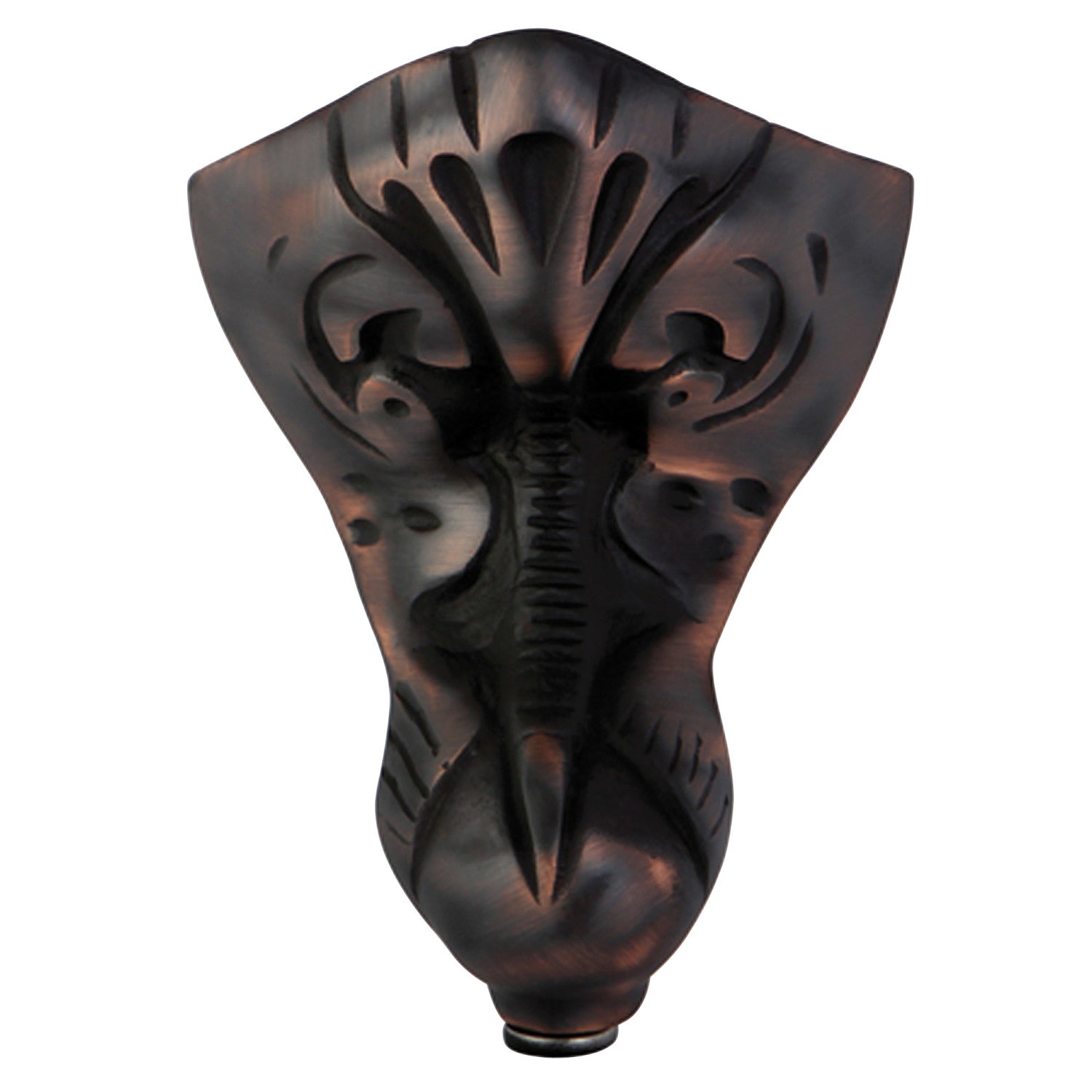 Aqua Eden VCTNT5 4-Piece Cast Iron Tub Feet Set - Oil Rubbed Bronze Finish - Heavy Duty Bathtub Legs for Vintage & Modern Bathroom Decor (Ideal for Clawfoot Tubs, Freestanding Bathtubs)