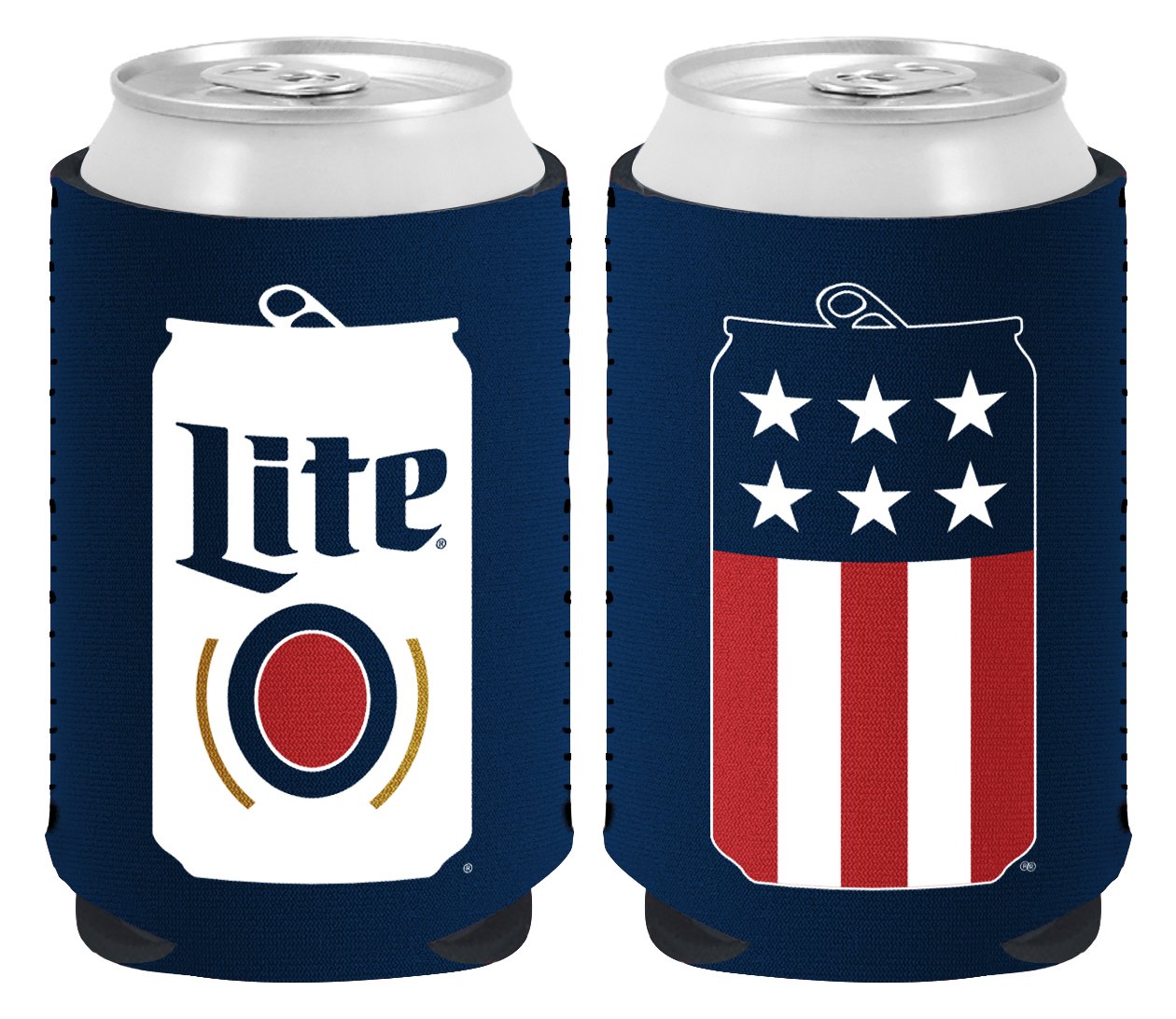 Kolder Licensed Beer Can & Bottle Cooler - Insulated Neoprene Sleeve for Beverage Huggie Holders - Keep Drinks Cold for Outdoor, Camping, and Parties