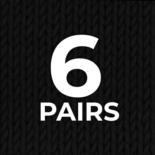 Black - 6 Pairs