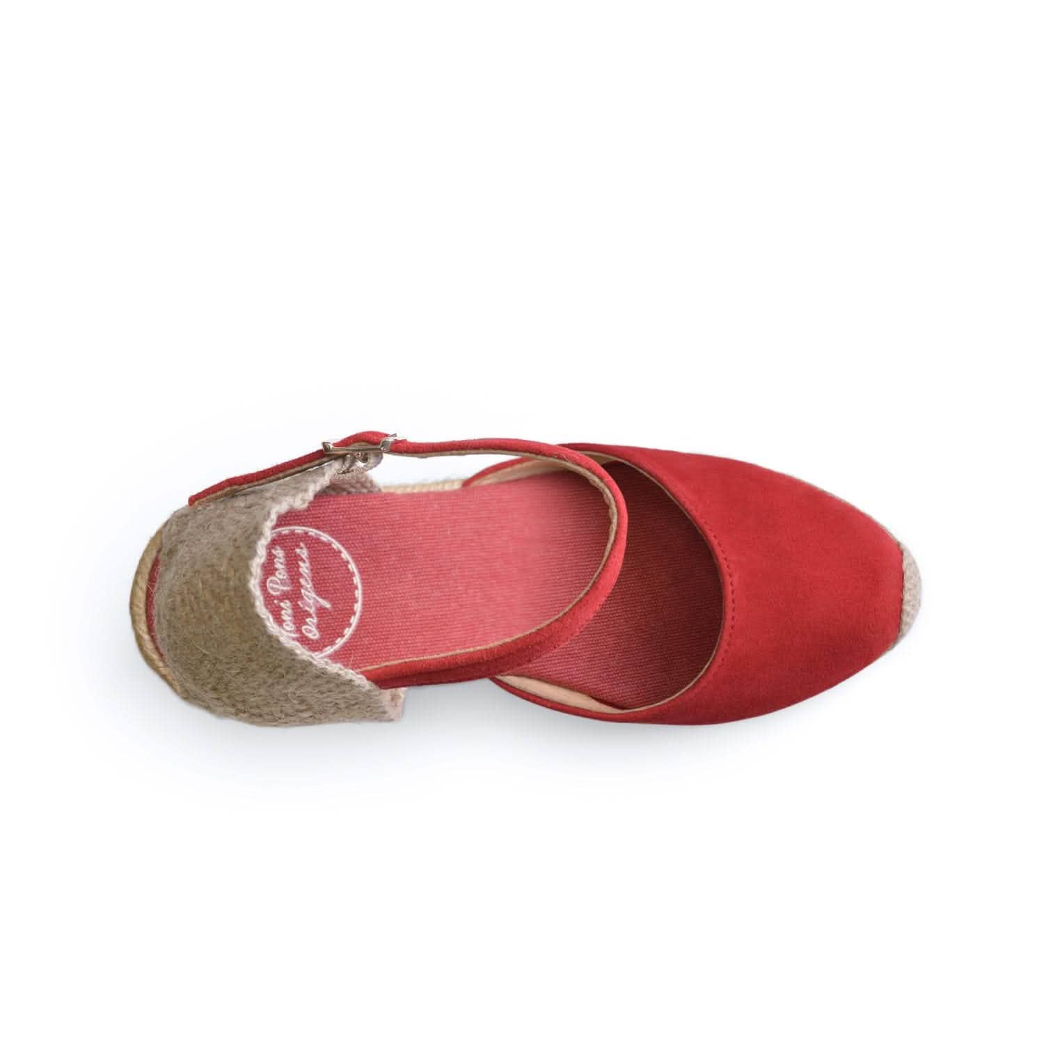 Lloret 5 Women's Suede Leather Wedge Espadrilles - Comfortable Casual Shoes for Summer Outings & Beach Vacations