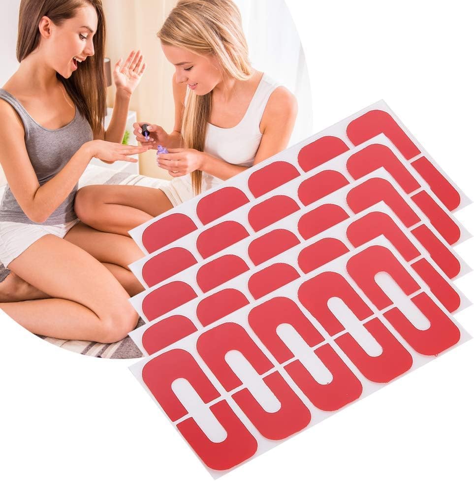 **Dealvars Nail Protector - 10PC Gel Nail Polish Protector for Fingers, Peel Off Barrier & Cuticle Guard for French Nail Stickers, Stamp Painting, Manicure & Nail Art DIY | Perfect for Salon & Home Use**