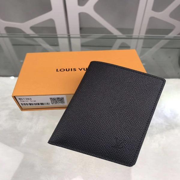 LV Taiga Leather Regular Wallet for Men - Slim Bifold Credit Card Holder - Perfect for Everyday Use & Business Travel