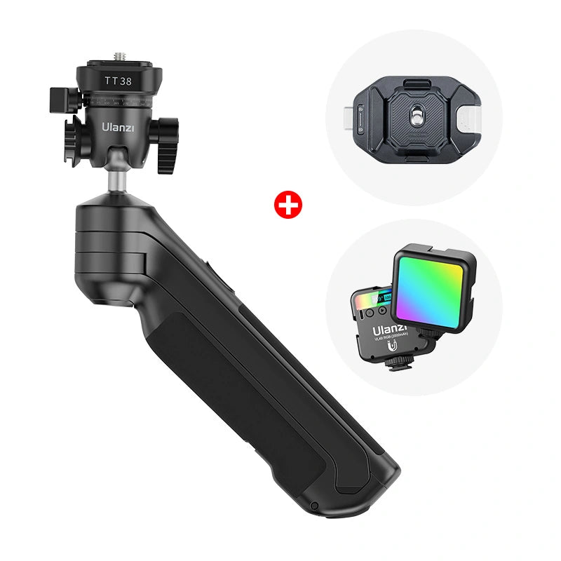 Ulanzi TT38 Quick Release Tripod Stand T070GBB1 - One Click Opening for Photography, Vlogging & Travel - Perfect for DSLR Cameras, Smartphones & Video Shooting
