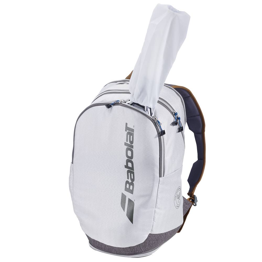 Babolat Wimbledon Tennis Backpack for Men & Women - Durable Sports Bag with Large Storage for Rackets, Shoes & Gear - Perfect for Tennis Matches, Training & Travel