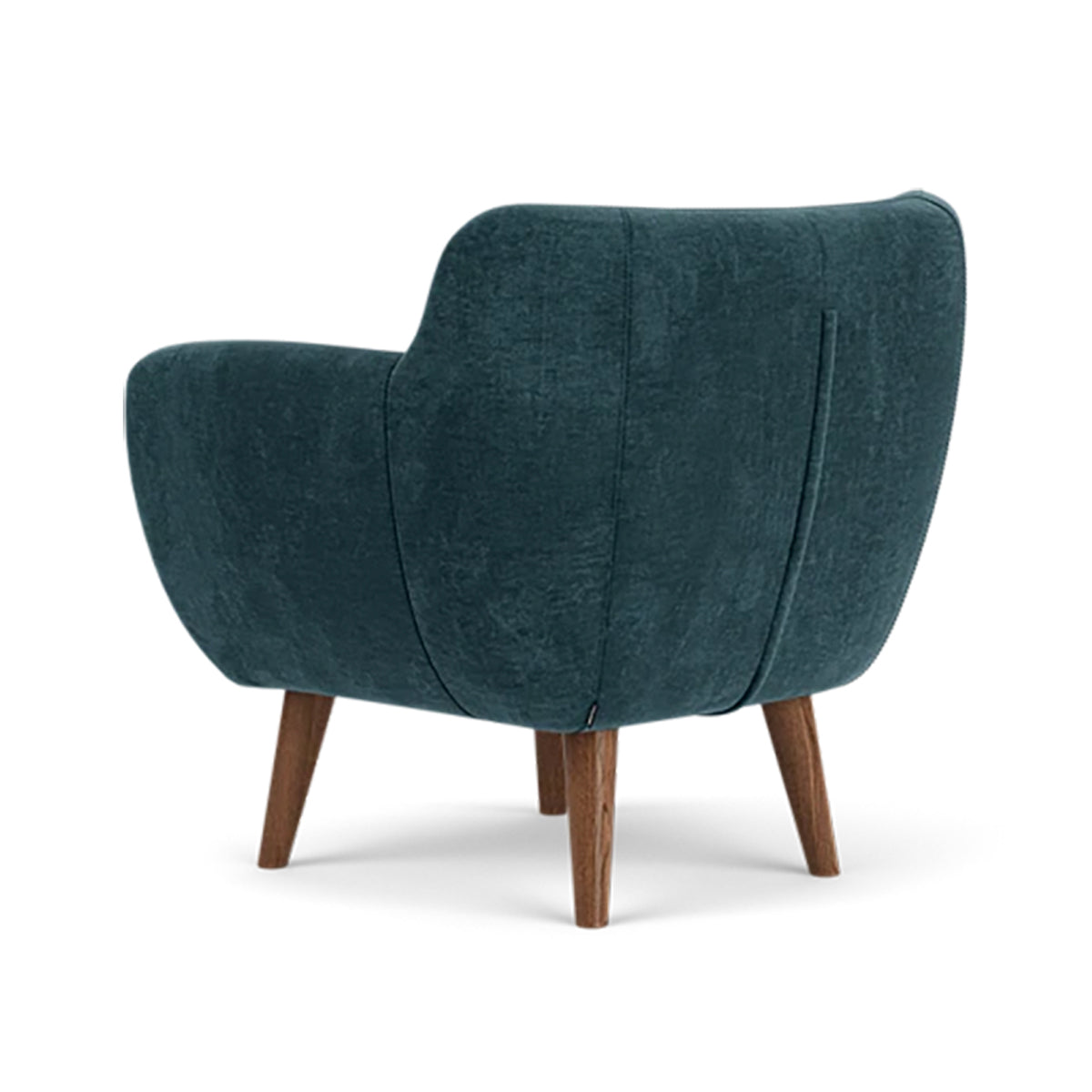 Anne Fabric Armchair - Modern Upholstered Accent Chair for Living Room, Bedroom & Office - Comfortable Lounge Chair with Sturdy Wooden Legs (Perfect for Reading, Relaxing & Home Decor)