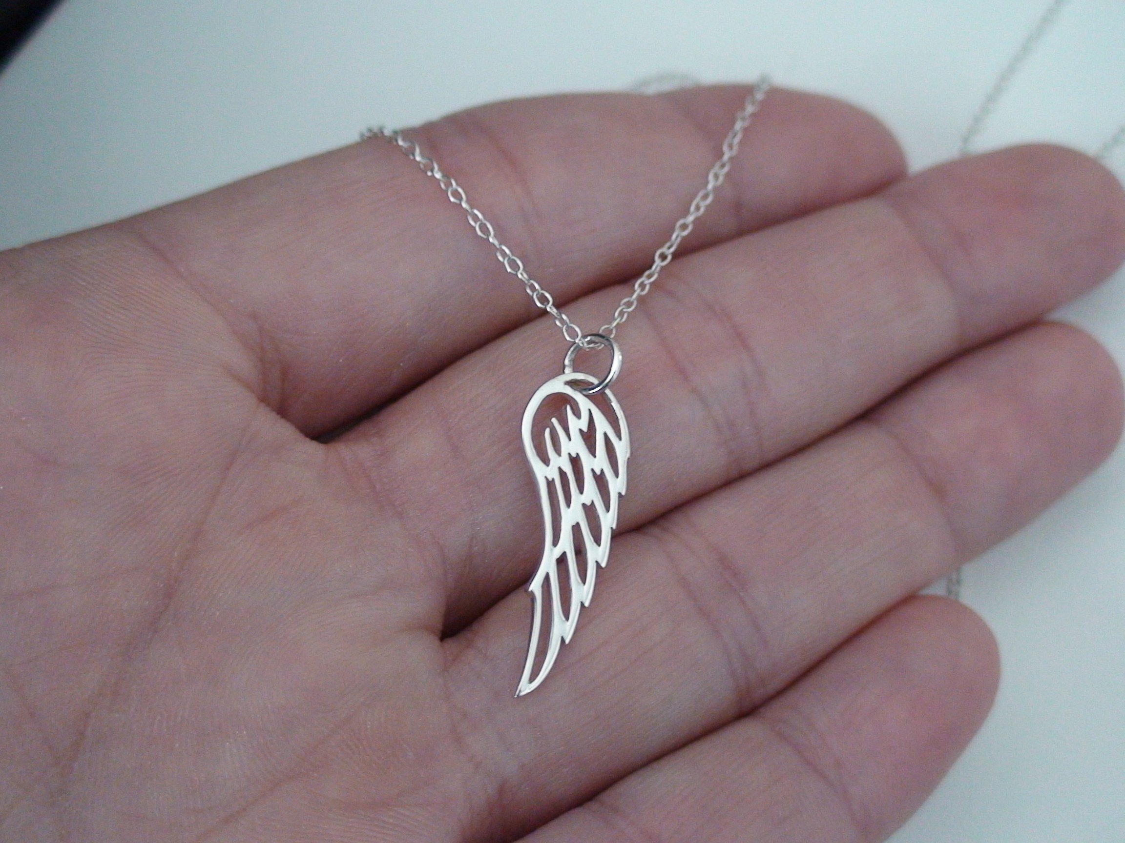 FashionJunkie4Life Sterling Silver Angel Pendant Necklace for Men & Women - Perfect for Gifts, Daily Wear & Spiritual Protection